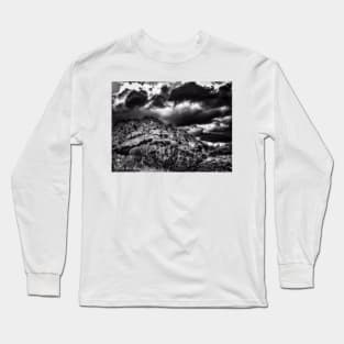 Point Me In The Direction Of Albuquerque – Black And White Long Sleeve T-Shirt